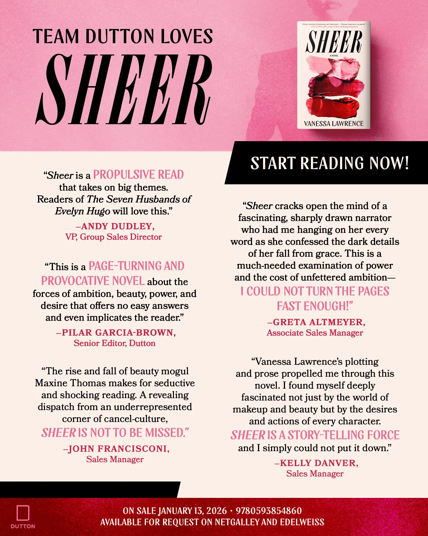 Makeup-inspired ecard design for book