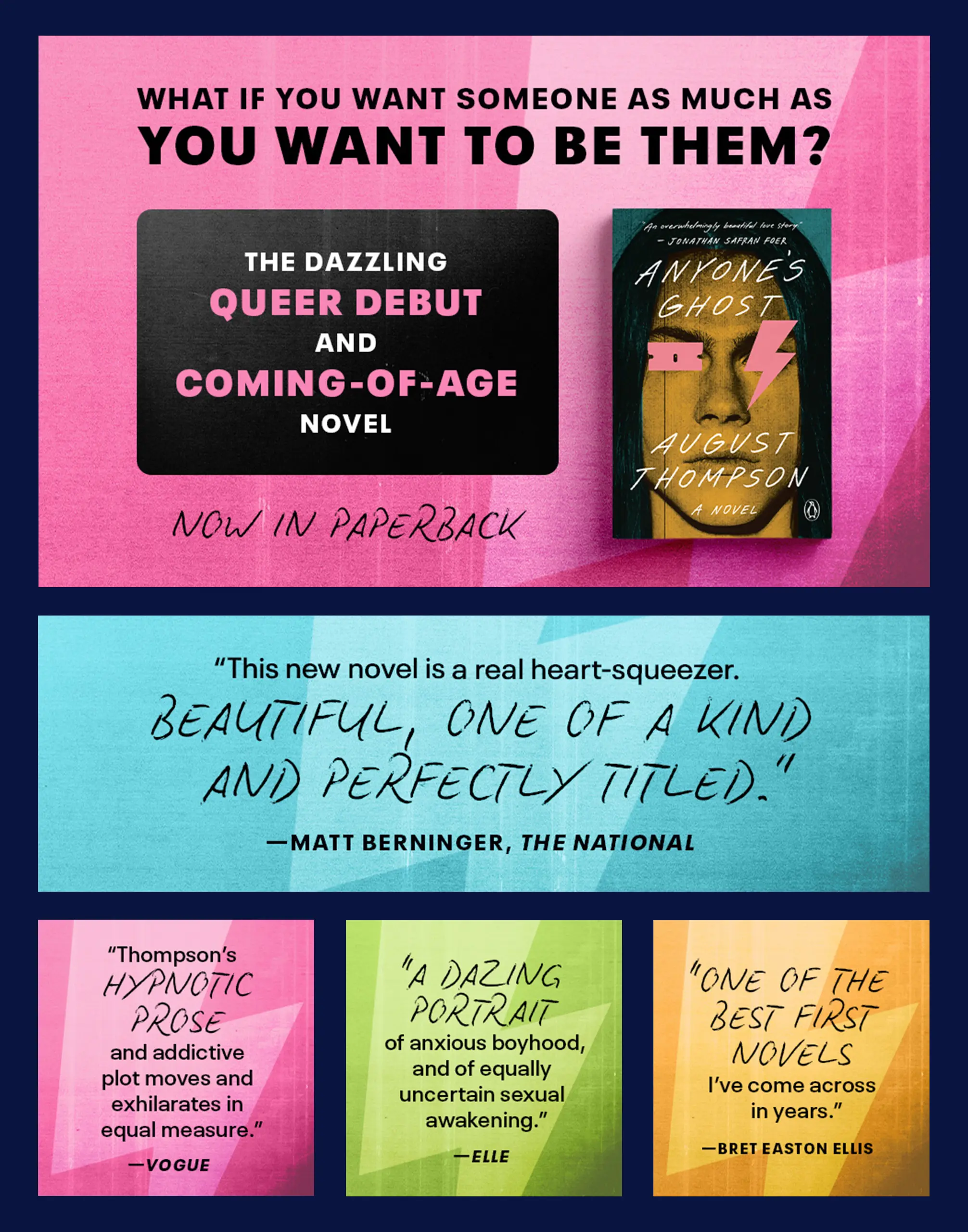 Amazon content for fiction novel with vintage texture and lightning bolt graphic