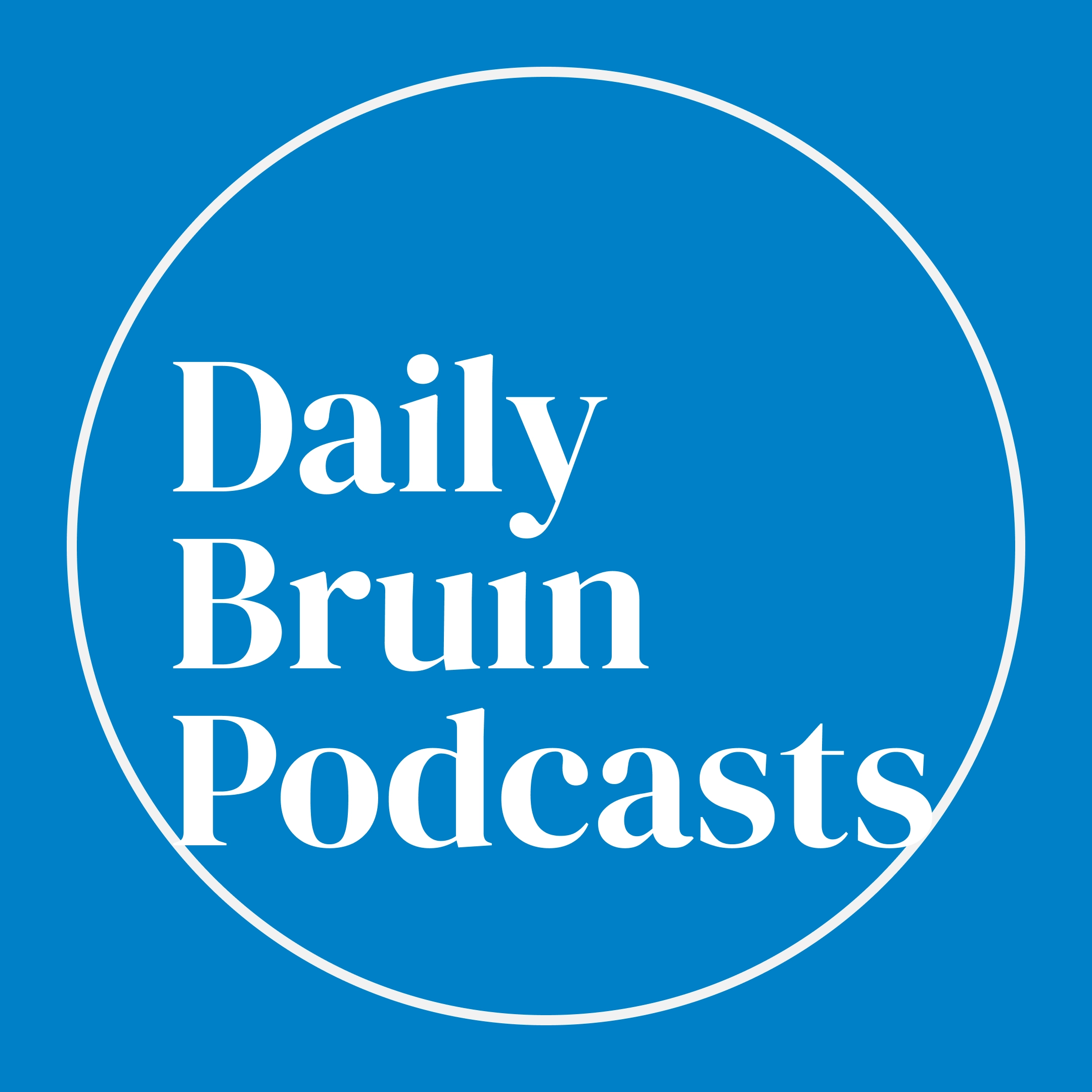 Daily Bruin Podcasts logo.